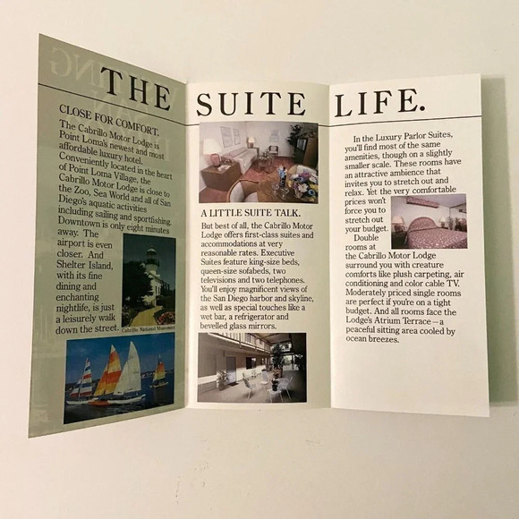 Vintage Lot of 6  San Diego Brochures Park Zoo Hotel Museum Pamphlets - Picture 7 of 16